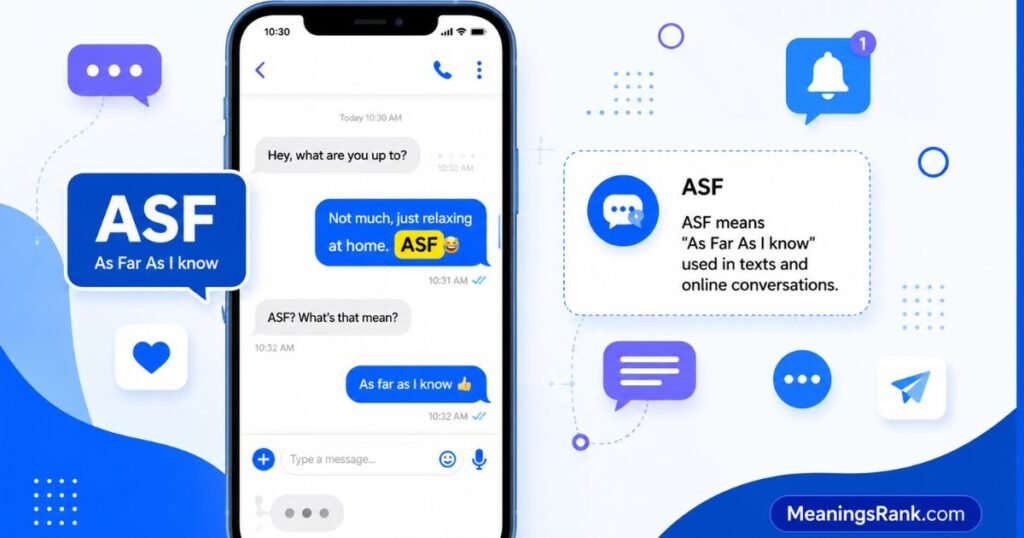 ASF Meaning in Text