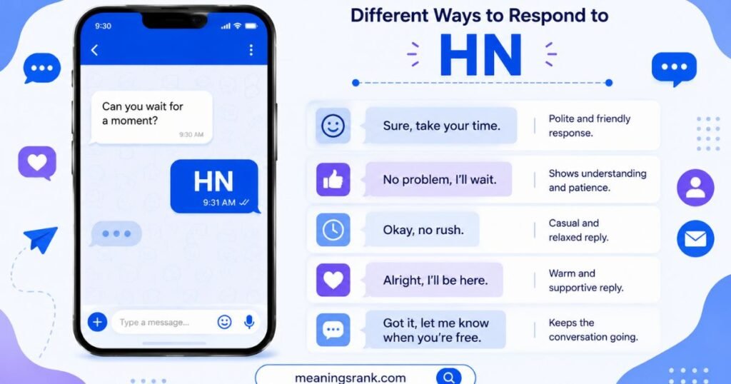 Different Ways to Respond to HN