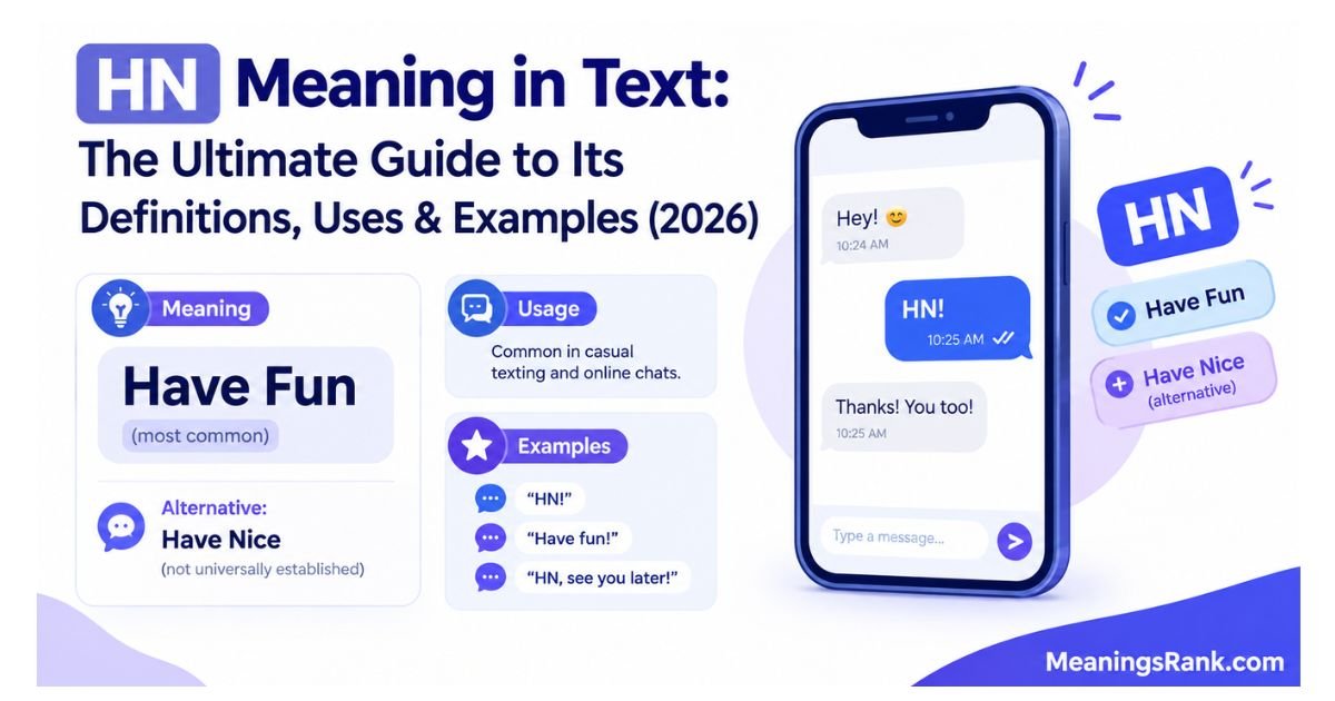 HN Meaning in Text