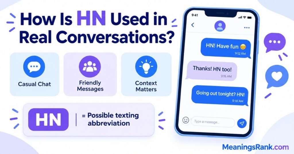 How HN Used in Real Conversations