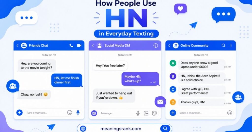 How People Use HN in Texting