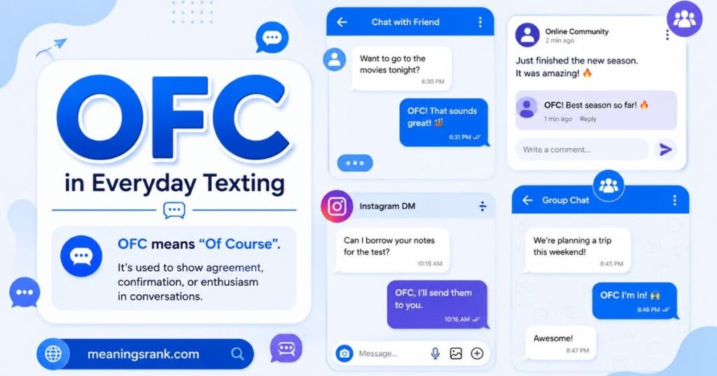 OFC Uses in Everyday Texting