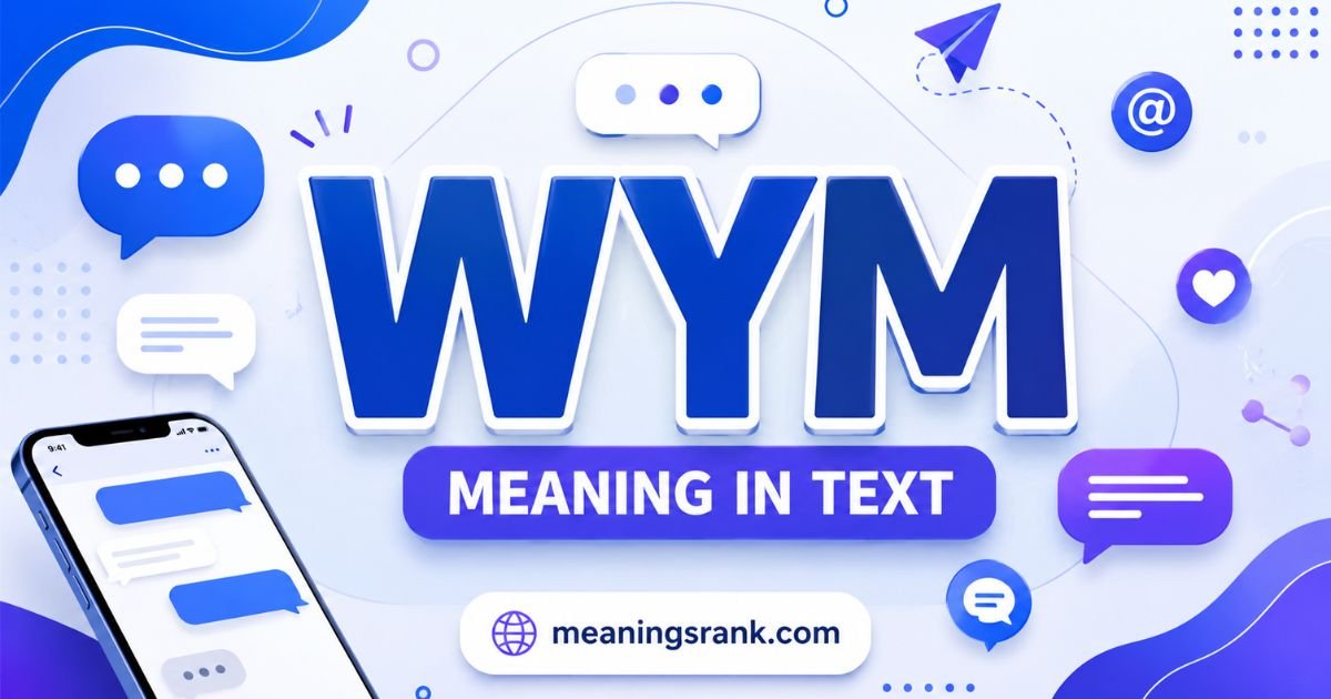 WYM Meaning
