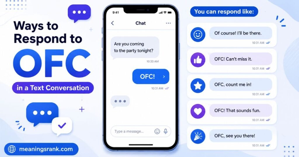 Ways to Respond to OFC