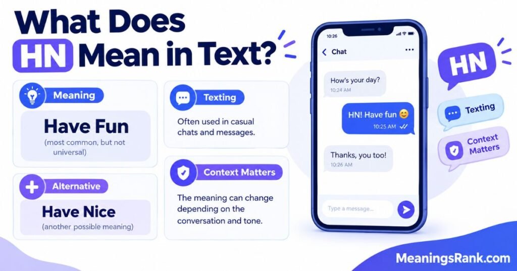 What Does HN Mean in Text