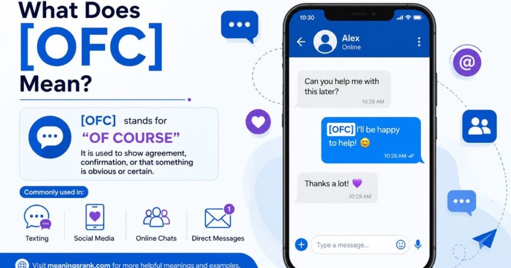 What does OFC Meaning in Text