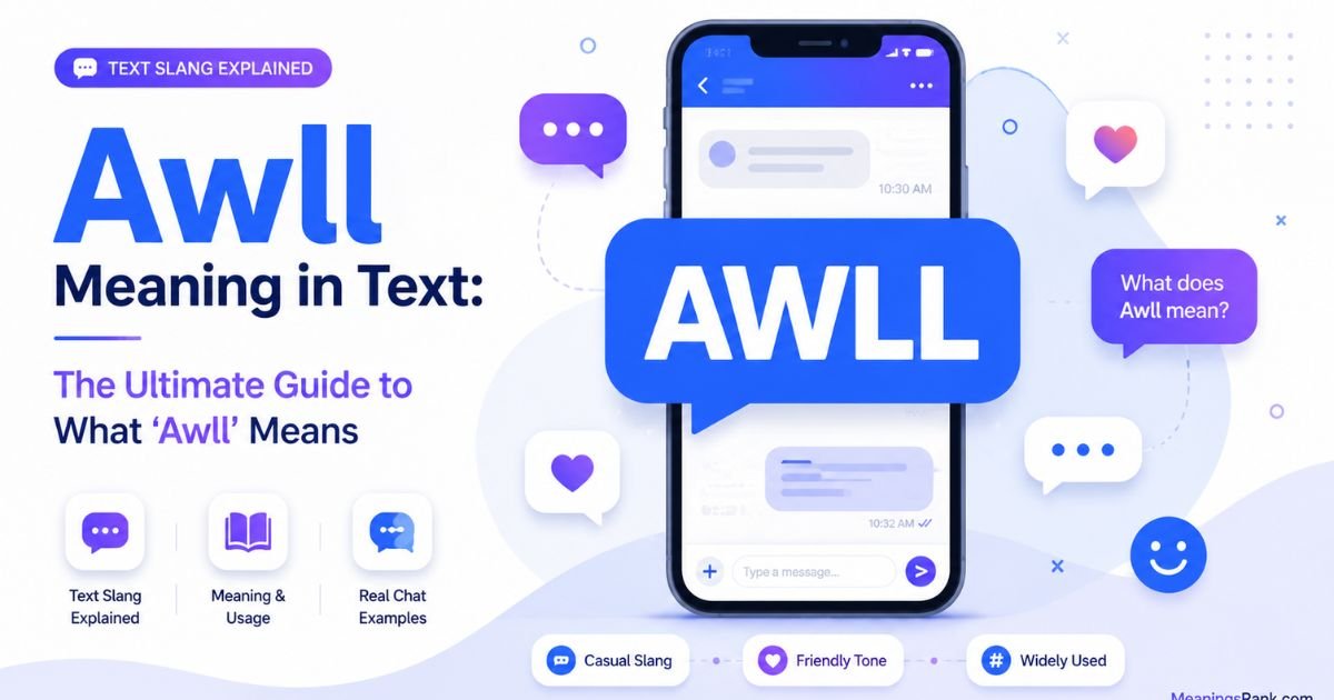 AWLL Meaning in Text