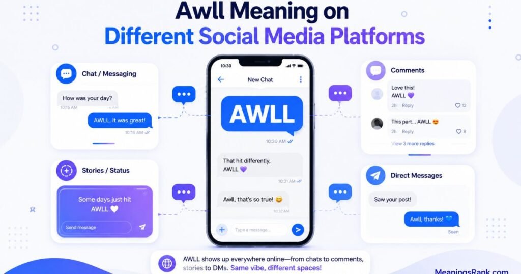 “Awll Meaning on Different Social Media Platforms”