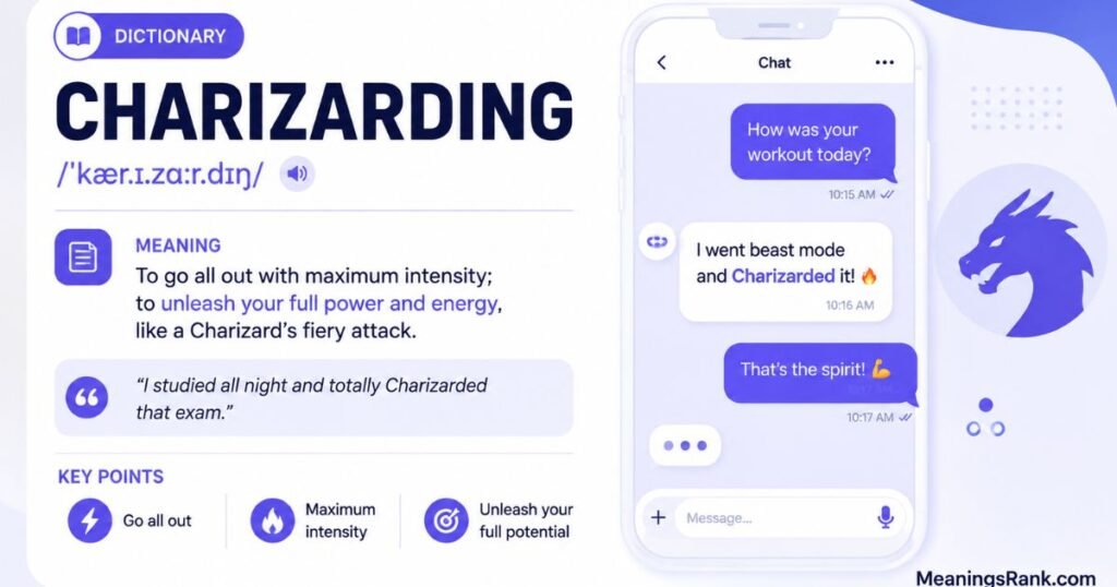 Charizarding Meaning & Definition