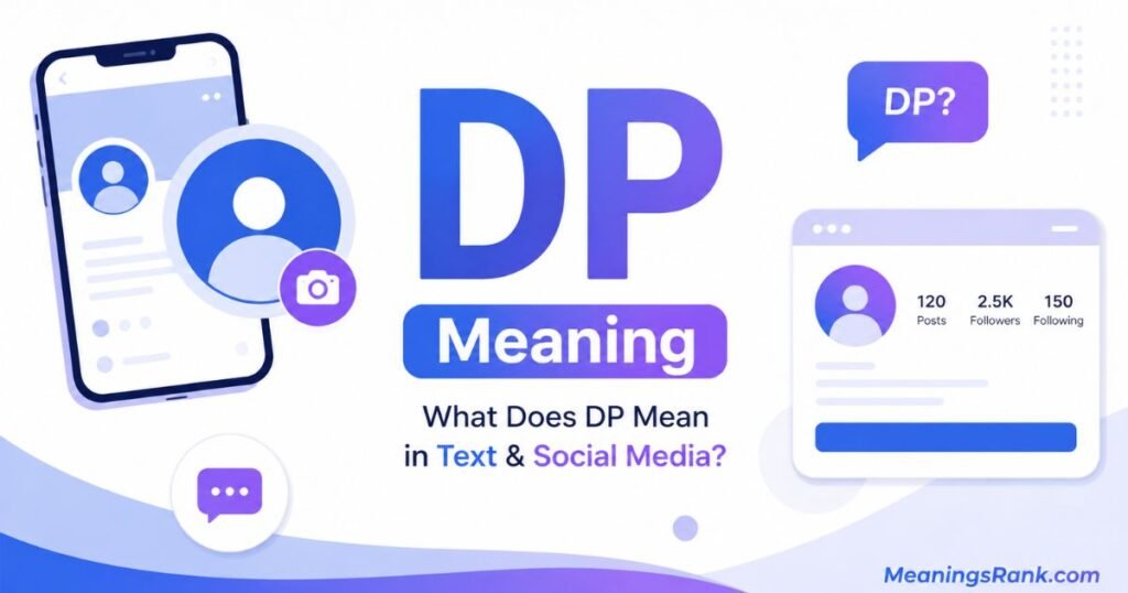 DP Meaning: What Does DP Mean in Text, Chat & Social Media?