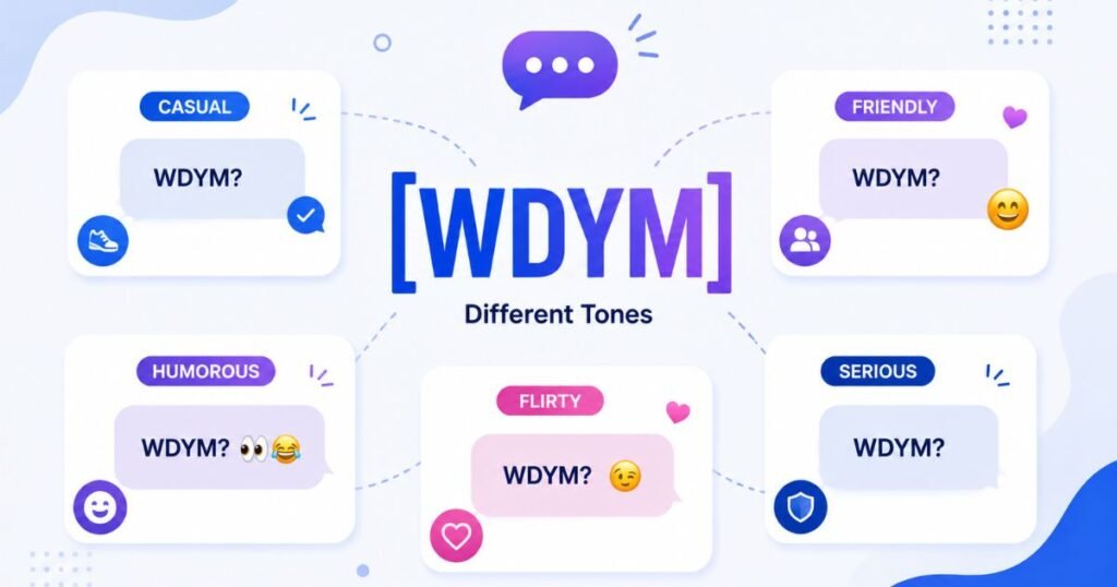 Different Tones of WDYM
