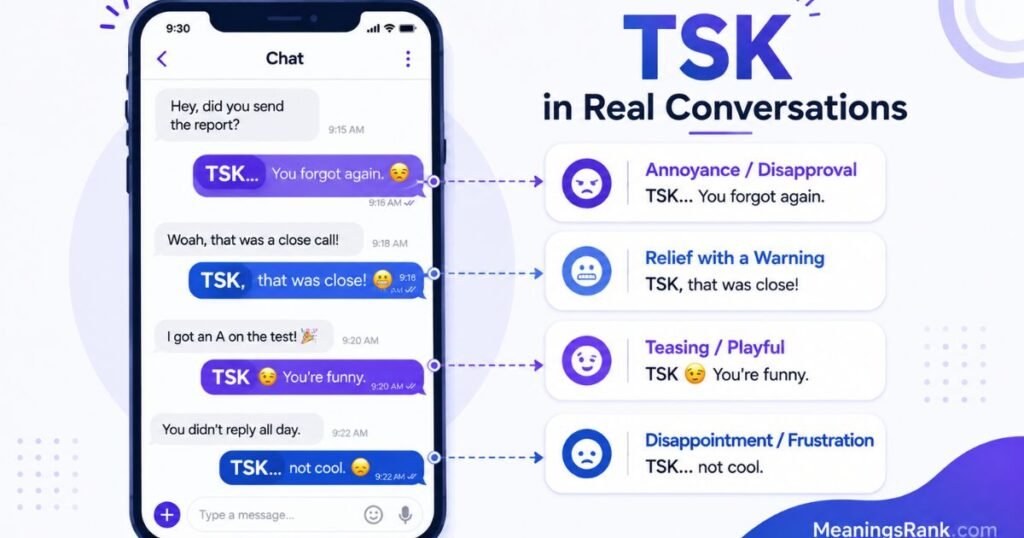 Examples of TSK in Conversations