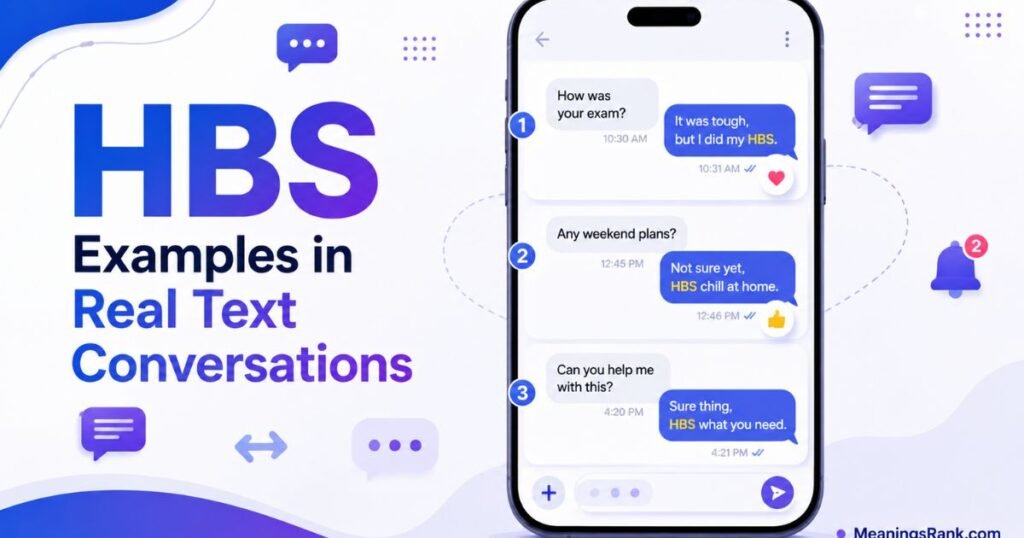 HBS Examples in Conversations