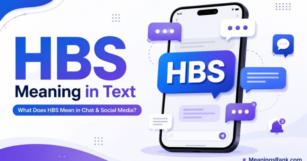 HBS Meaning in Text: What Does HBS Mean in Chat & Social Media? (2026)