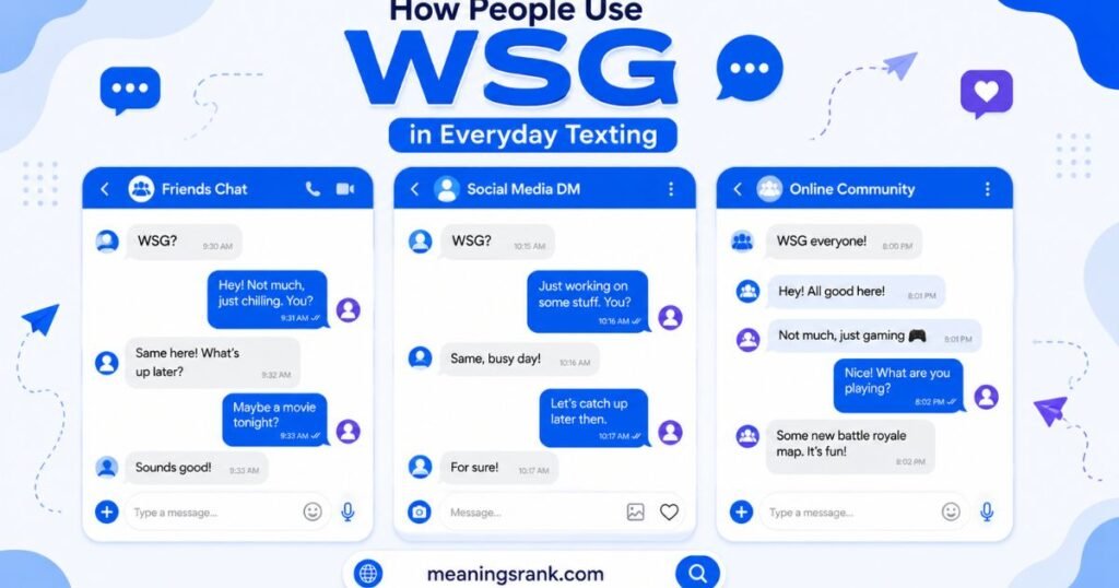 How People Use WSG in Texting
