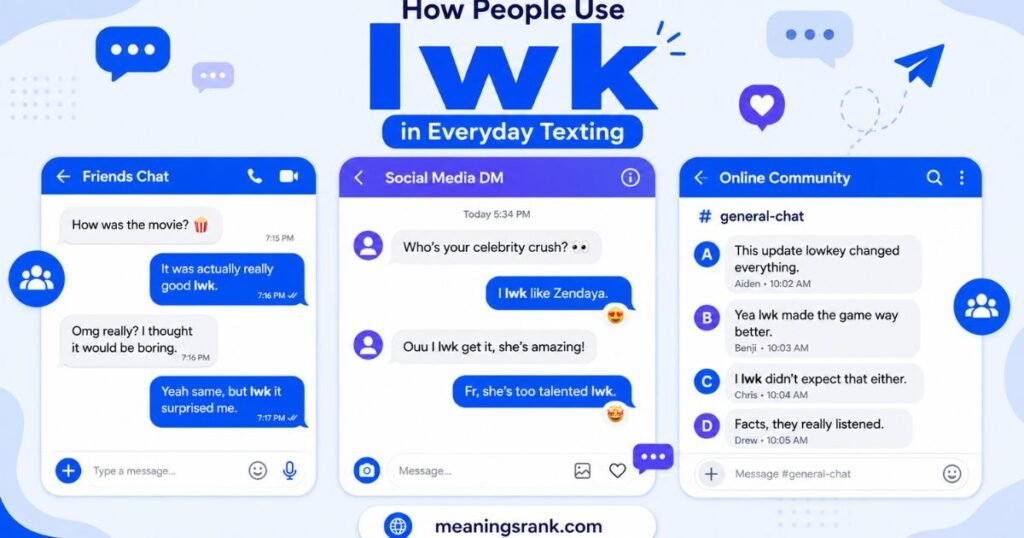 How People Use lwk in Texting