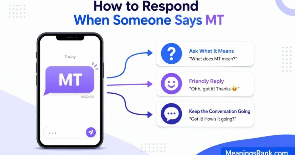 How to Respond to MT