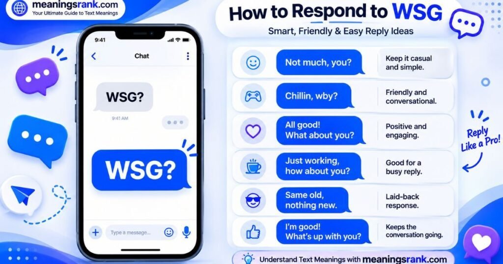 How to Respond to WSG