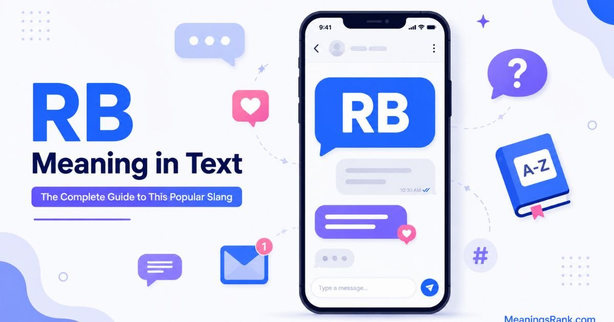 RB Meaning in Text