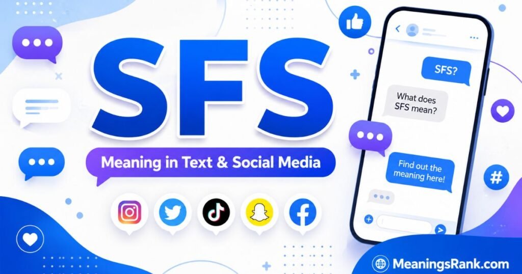 SFS Meaning in Text & Social Media: What Does SFS Mean?