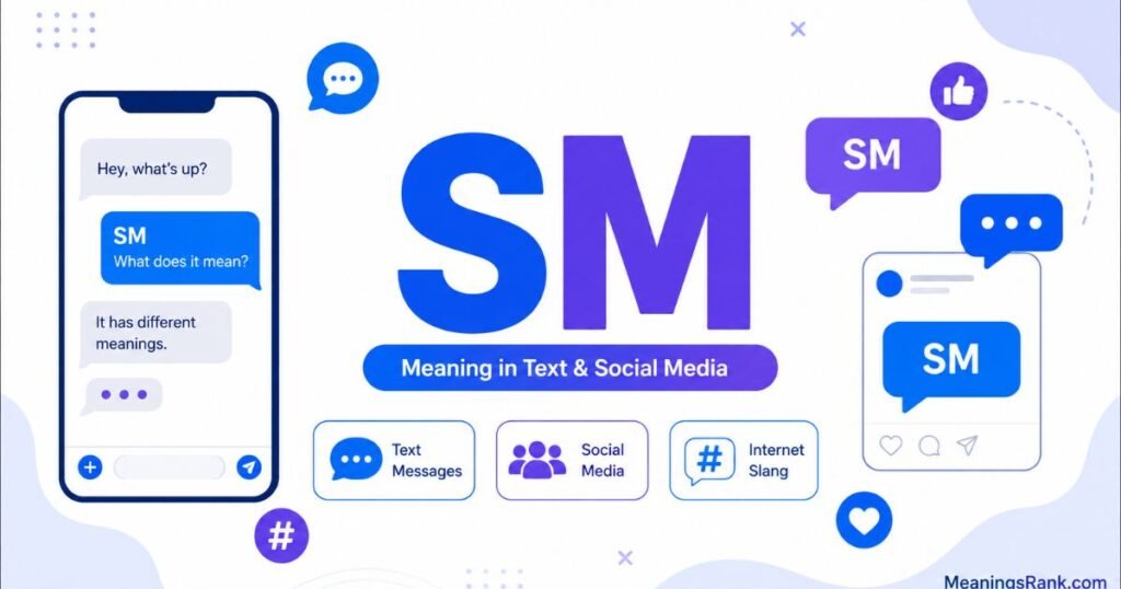 SM Meaning: What Does SM Mean in Text, Slang & Social Media?