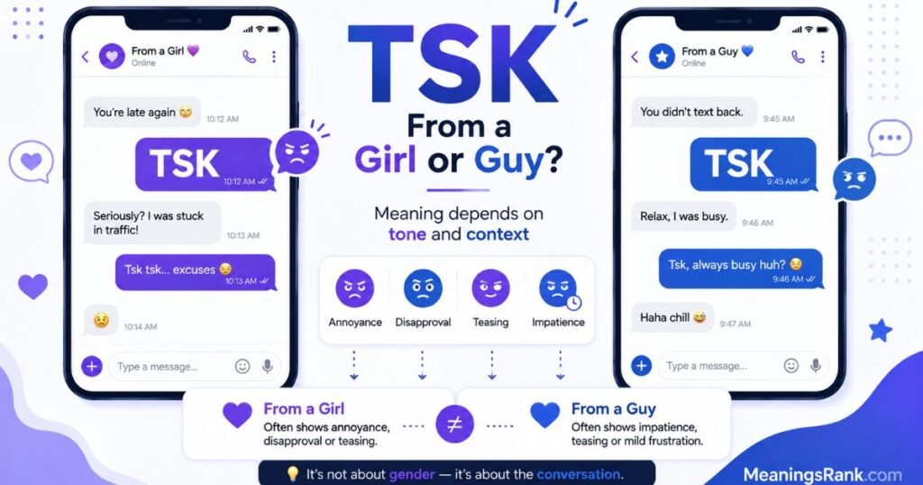 TSK from a Girl or Guy