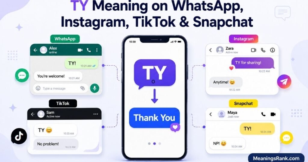 TY Meaning on Social Media