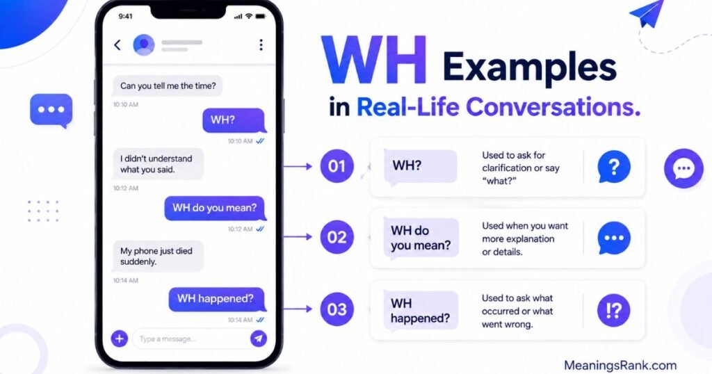 WH Examples in Conversations