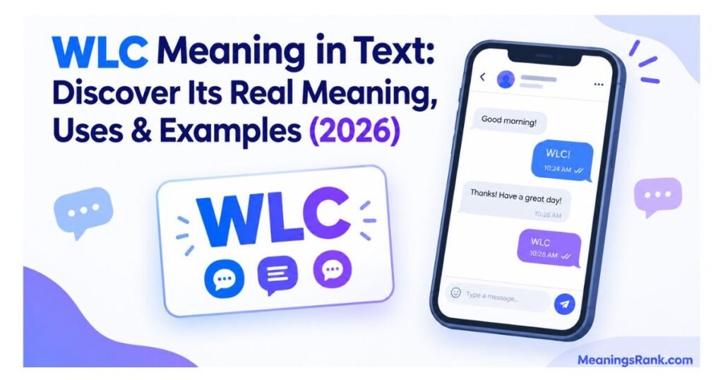 WLC Meaning in Text