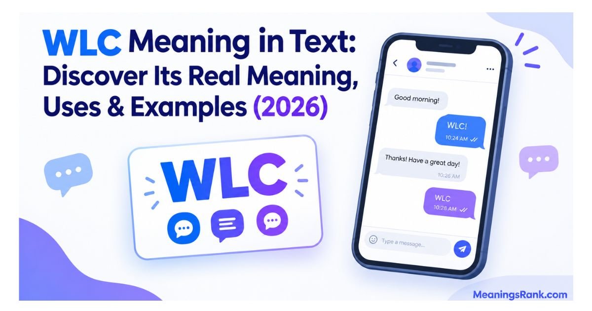 WLC Meaning in Text