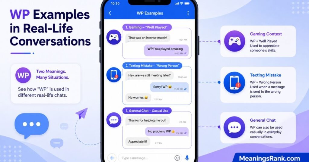 WP Examples in Conversations