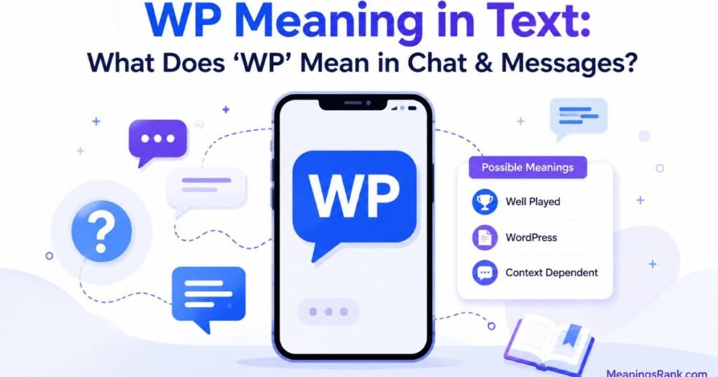 WP Meaning in Text
