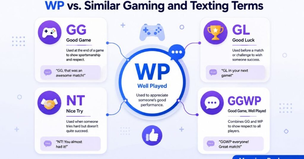 WP vs. Similar Gaming and Texting Terms