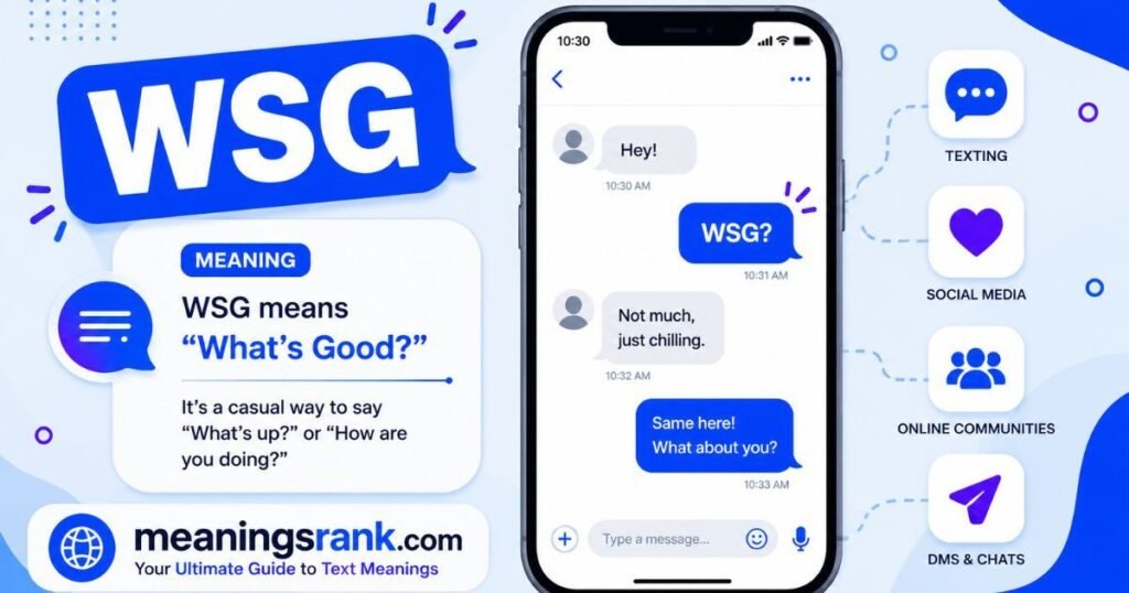 WSG Meaning in Text