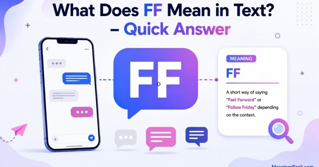 What Does FF Mean in Text