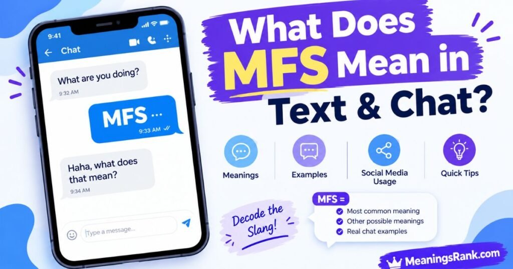 What Does MFS Mean in Text & Chat