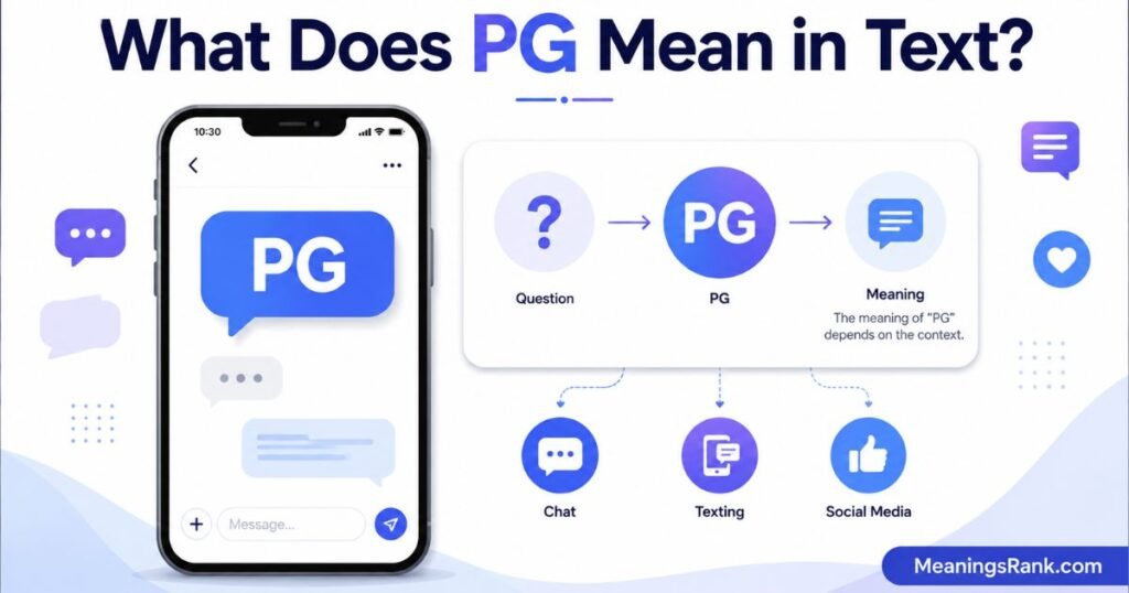 What Does PG Mean in Text