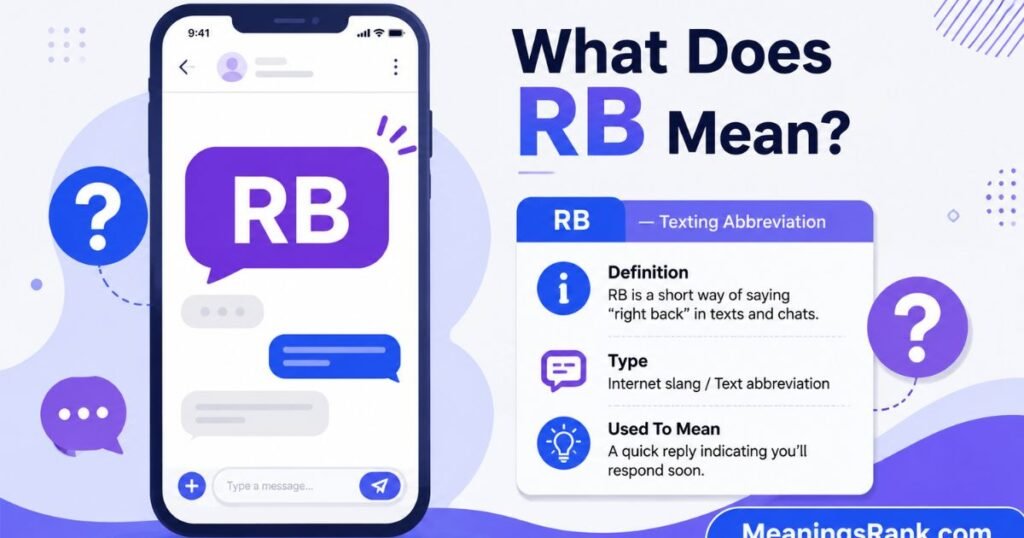 What Does RB Mean