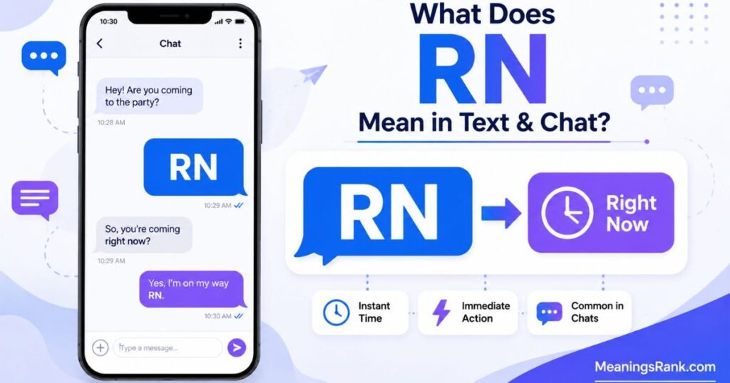 What Does RN Mean in Text