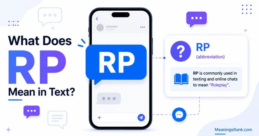 What Does RP Mean in Text