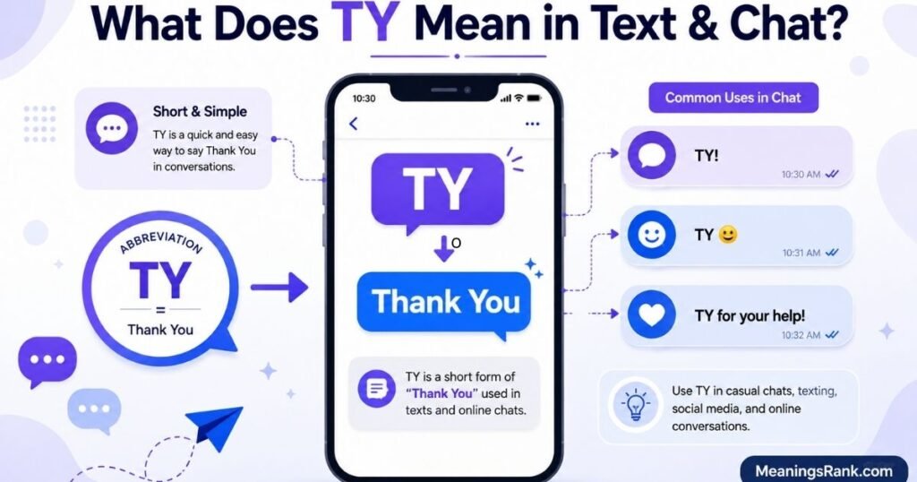 What Does TY Mean in Text & Chat