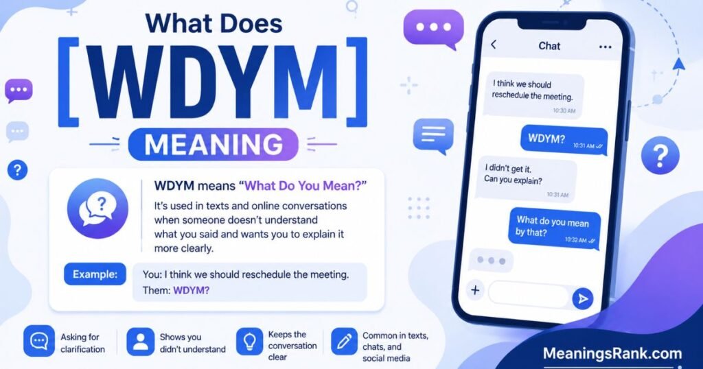 What Does WDYM Mean