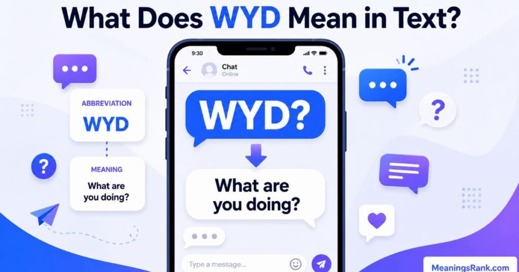 What Does WYD Mean in Text
