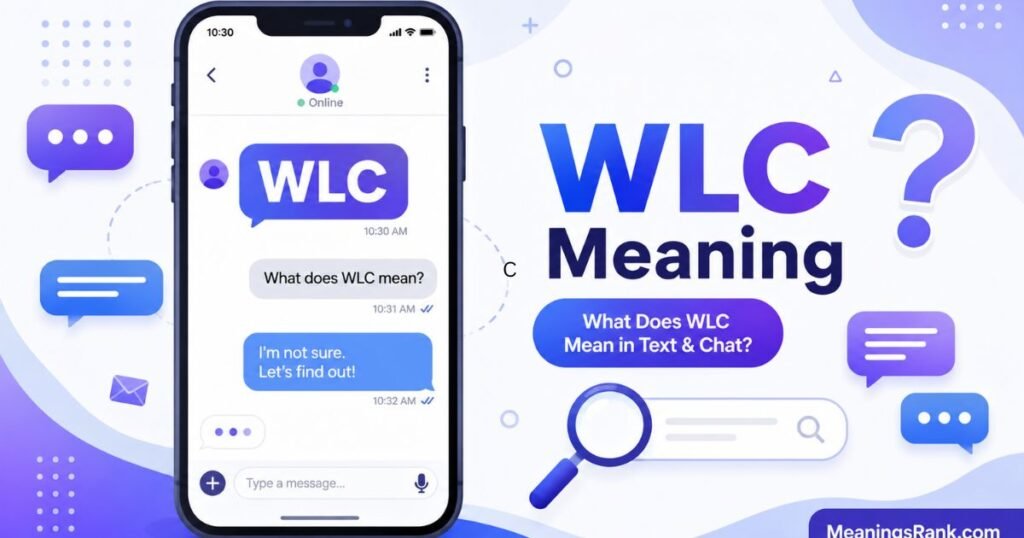 What does WLC Mean in Text