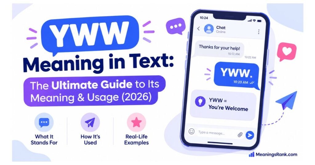 YWW Meaning in Text