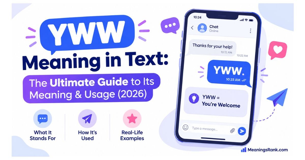 YWW Meaning in Text