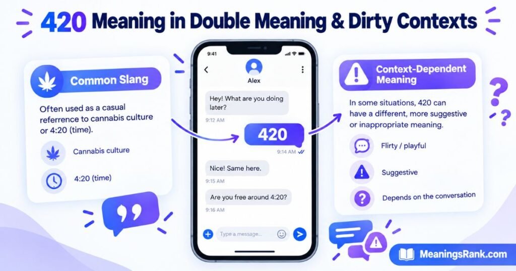 420 Meaning in Double Meaning & Dirty Contexts