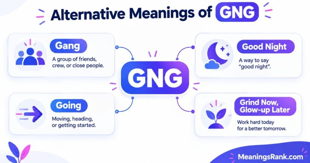 Alternative Meaning of GNG