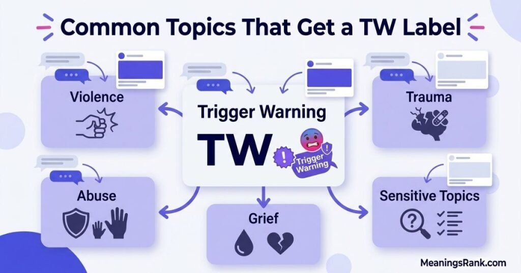 Common Topics That Get a TW Label