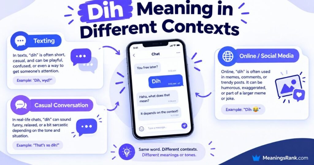 Dih Meaning in Different Contexts
